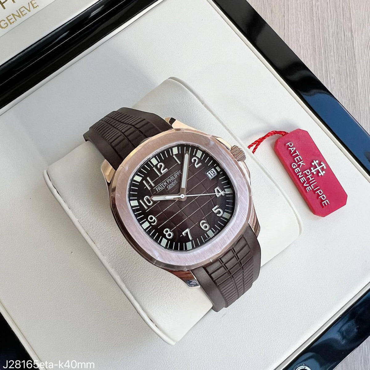 PATEK PHILIPPE AQUANAUT MARROM ETA J28165 SUPER CLONE