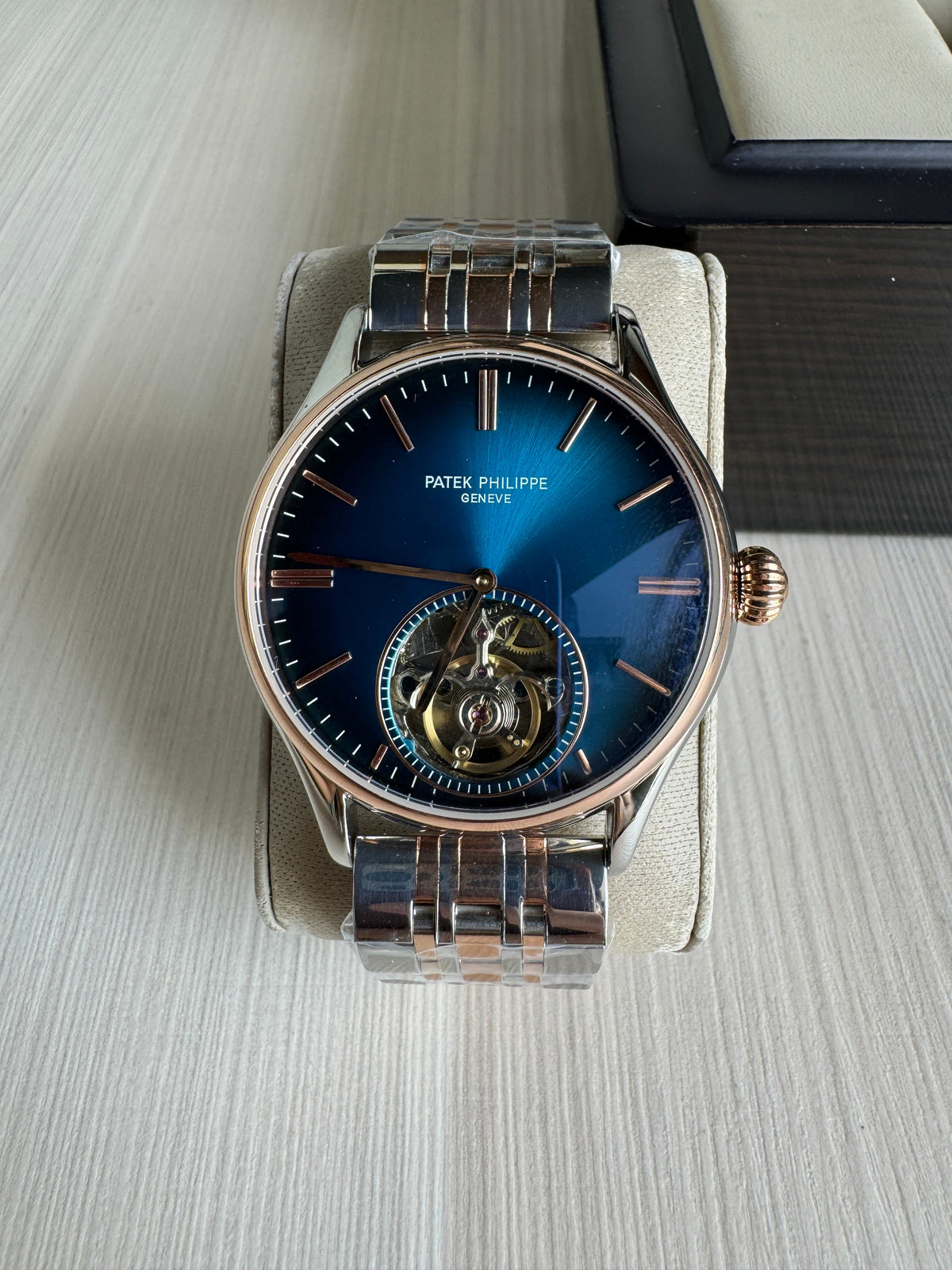 PATEK PHILIPPE MISTO ROSE AZUL AUTOMATICO 43MM