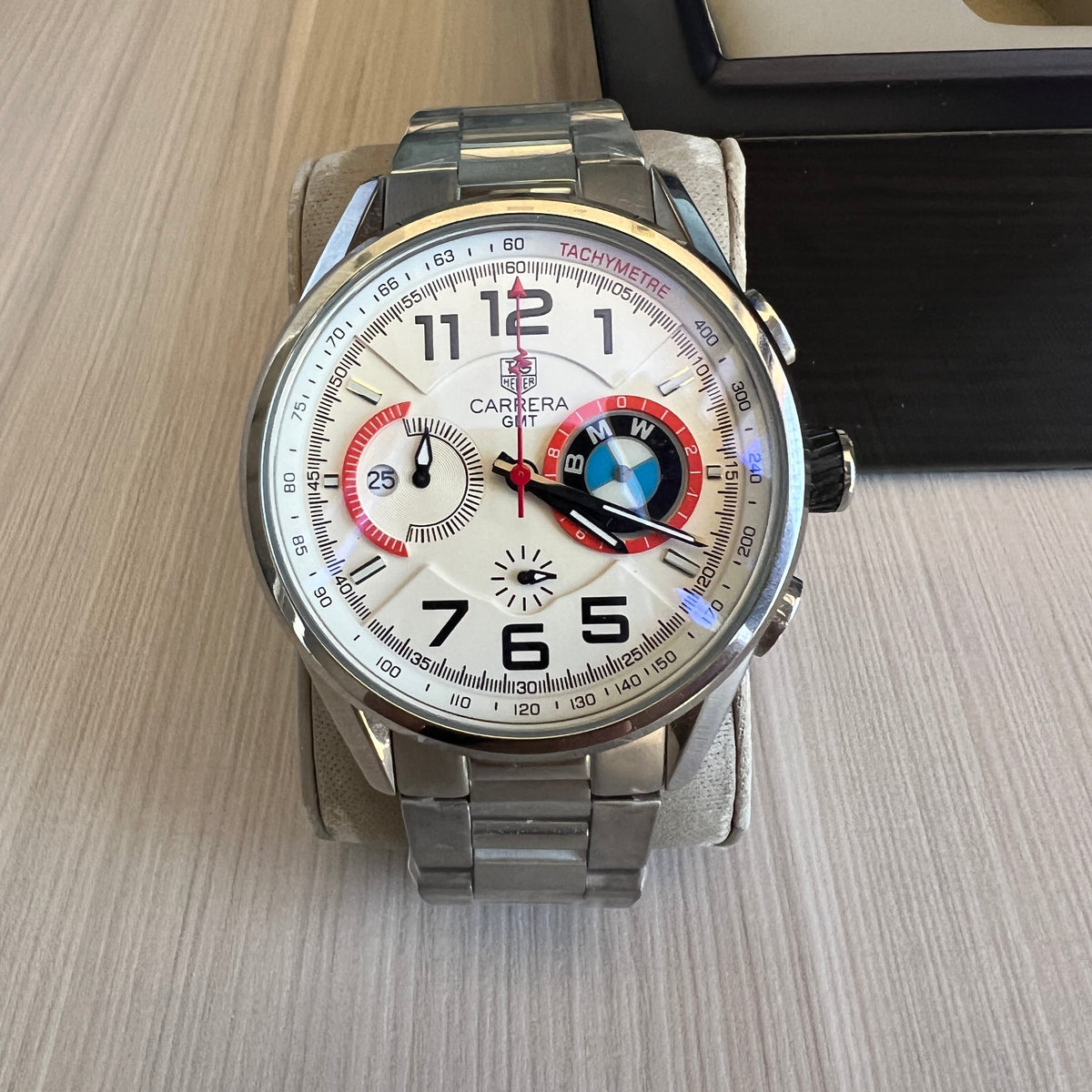 TAG HEUER CARRERA BMW PRATA 45MM