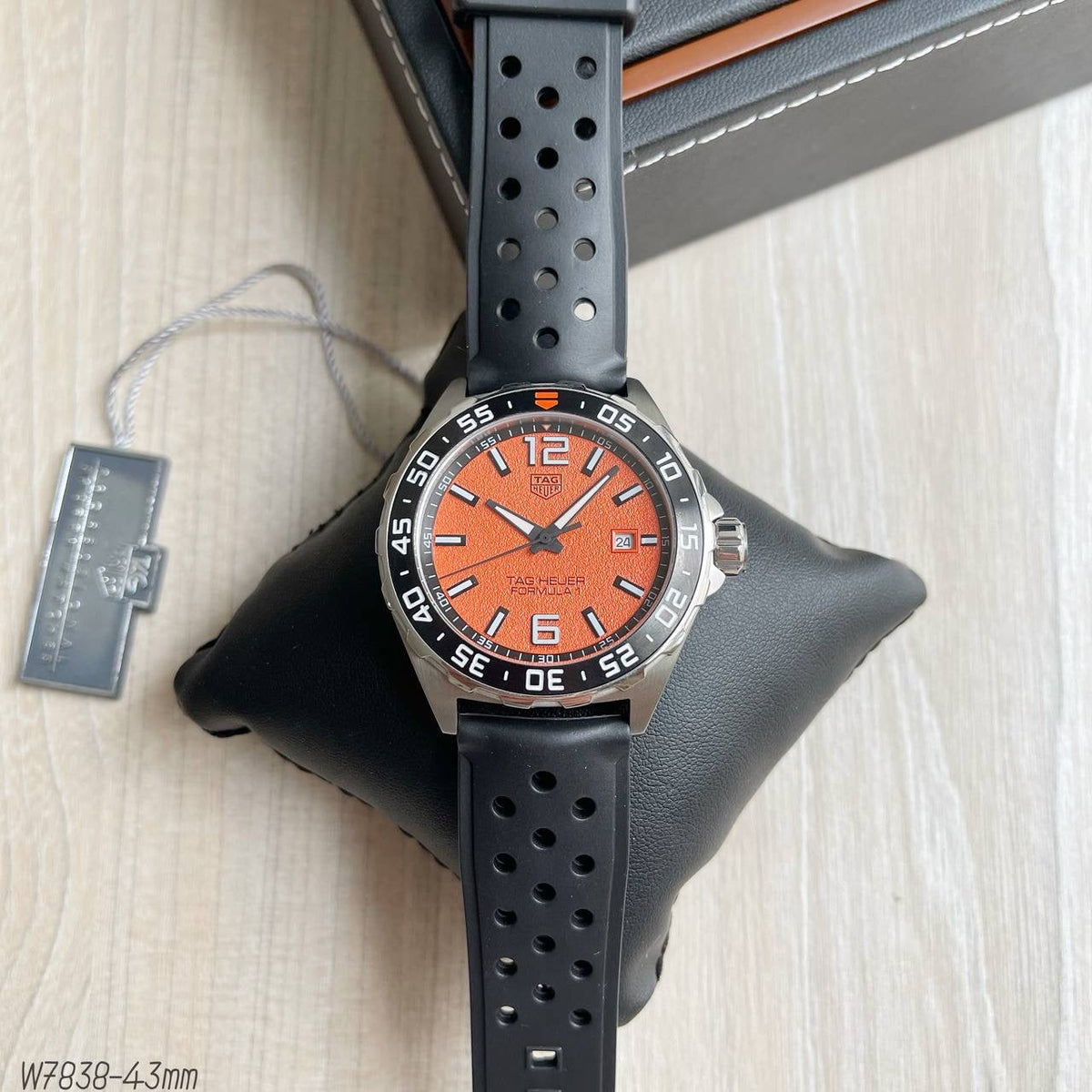 TAG HEUER F1 FORMULA 1 PRATA BORRACHA AUTOMÁTICO 43MM