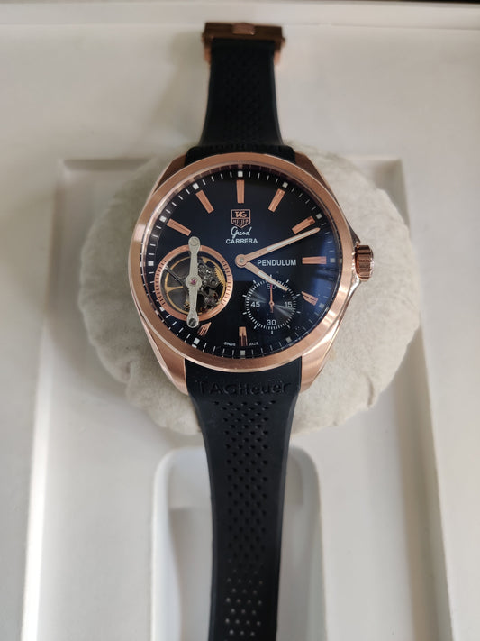 TAG HEUER PENDULUM ROSE PRETO 45MM