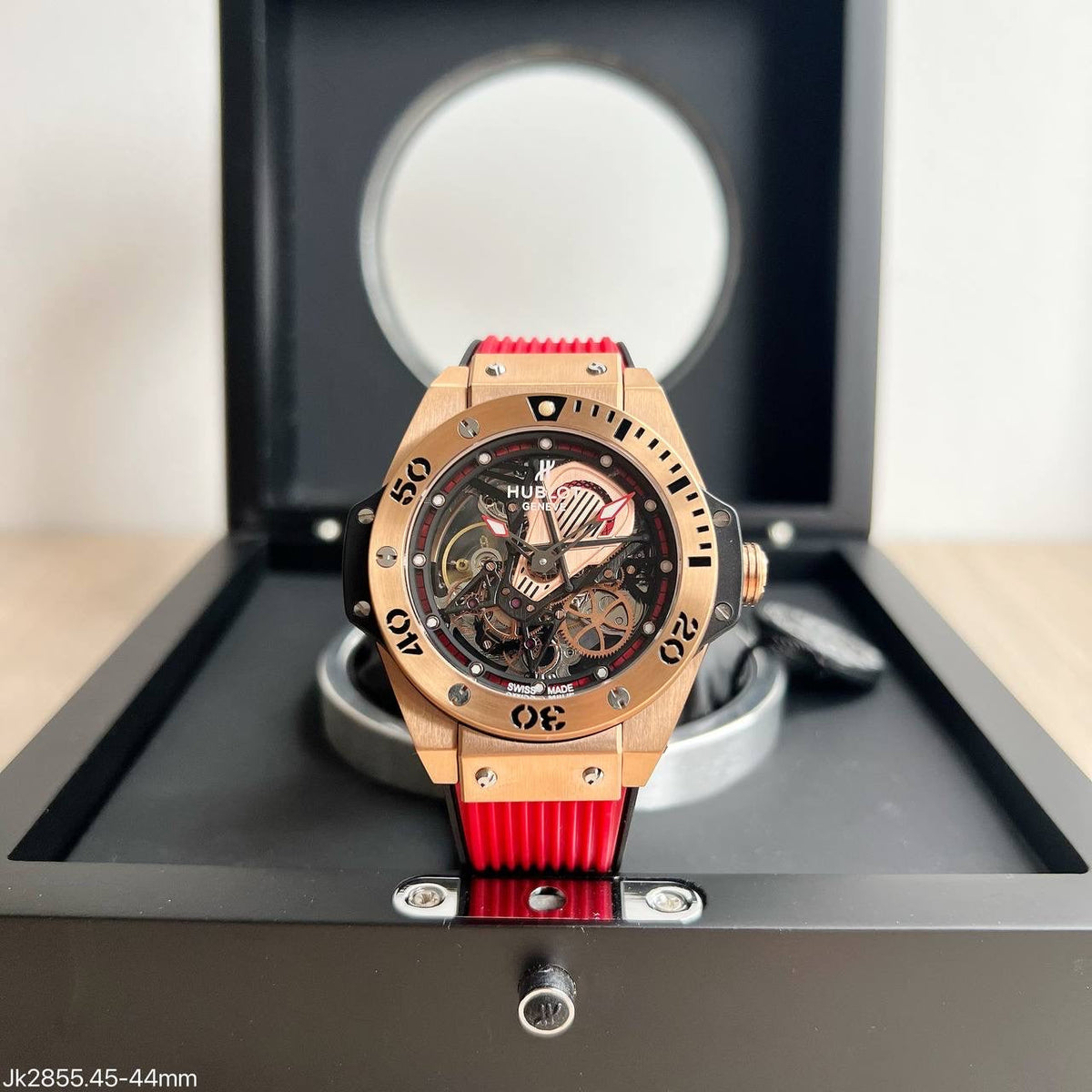 HUBLOT BIG BANG UNICO ROSE VERMELHO 44MM