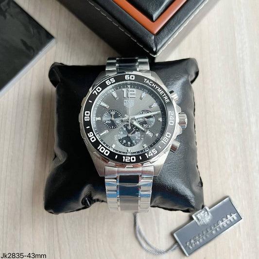 TAG HEUER F1 FORMULA 1 PRATA PRETO 43MM