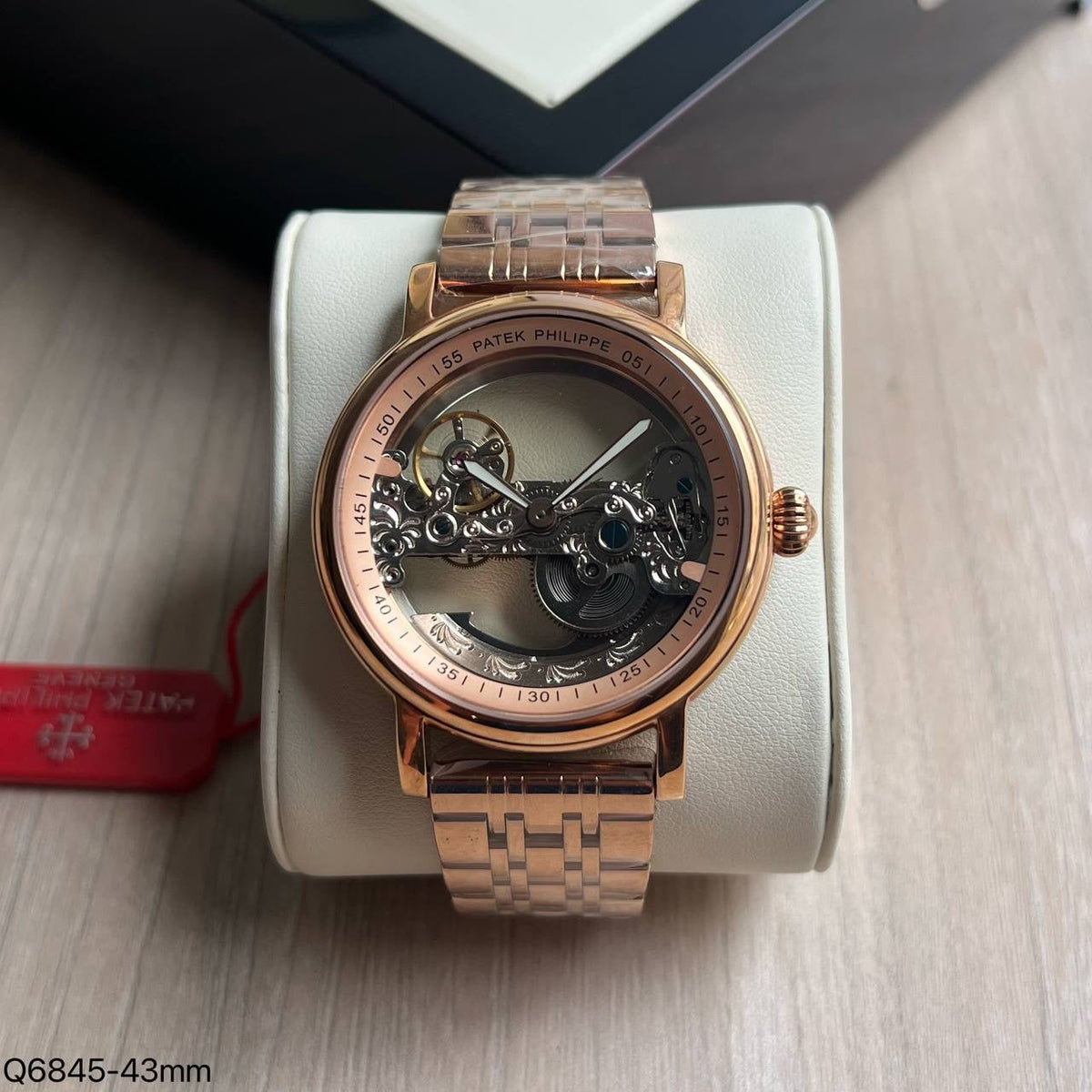 PATEK PHILIPPE ESQUELETO ROSE AUTOMATICO 43MM
