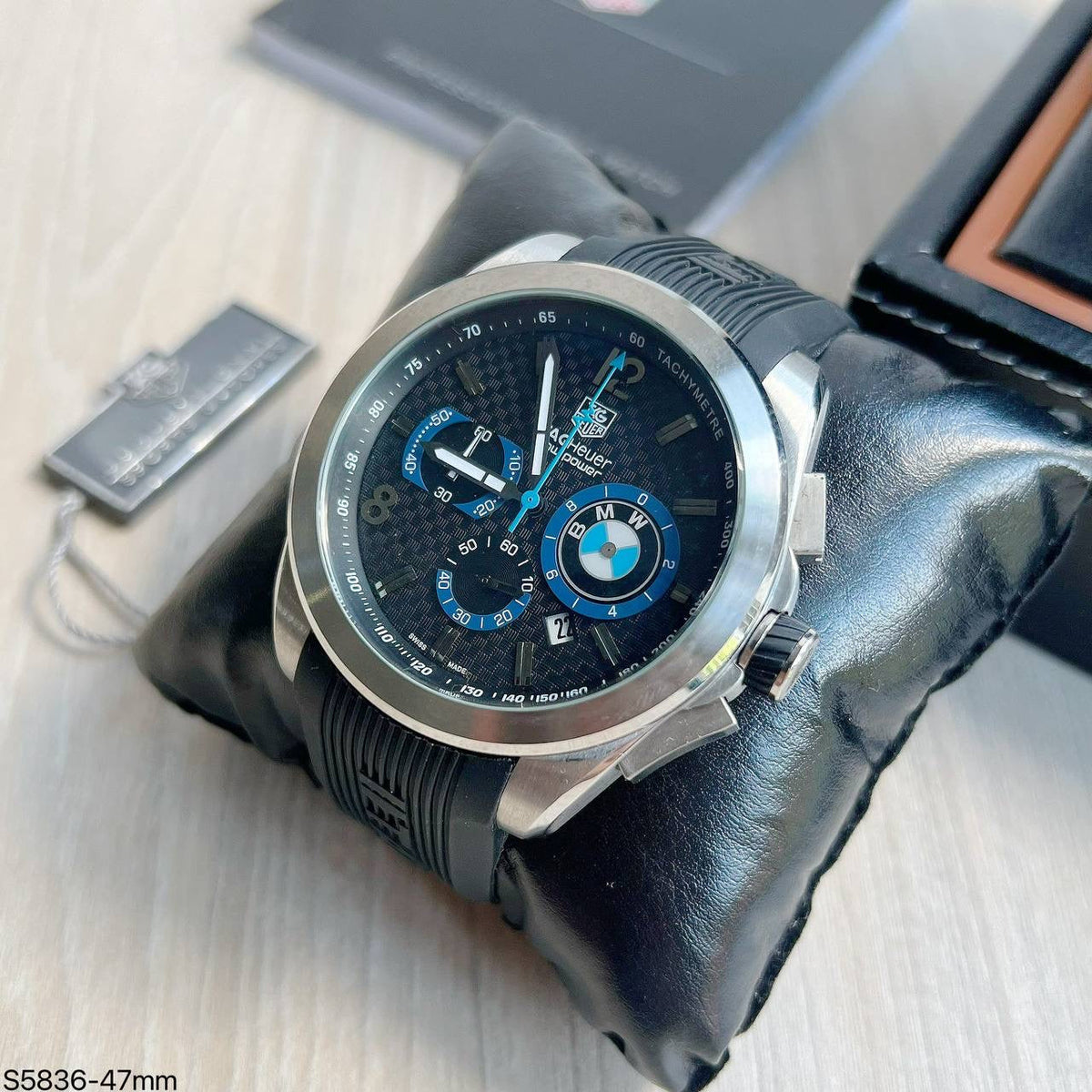 TAG HEUER CARERRA BMW PRATA 45MM