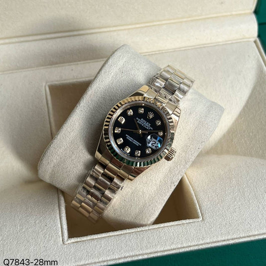ROLEX DAYDATE DOURADO FEMININO 28MM