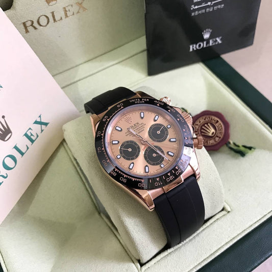 ROLEX DAYTONA ROSE BORRACHA 40MM