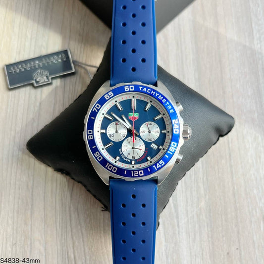 TAG HEUER F1 FORMULA 1 PRATA AZUL 43MM