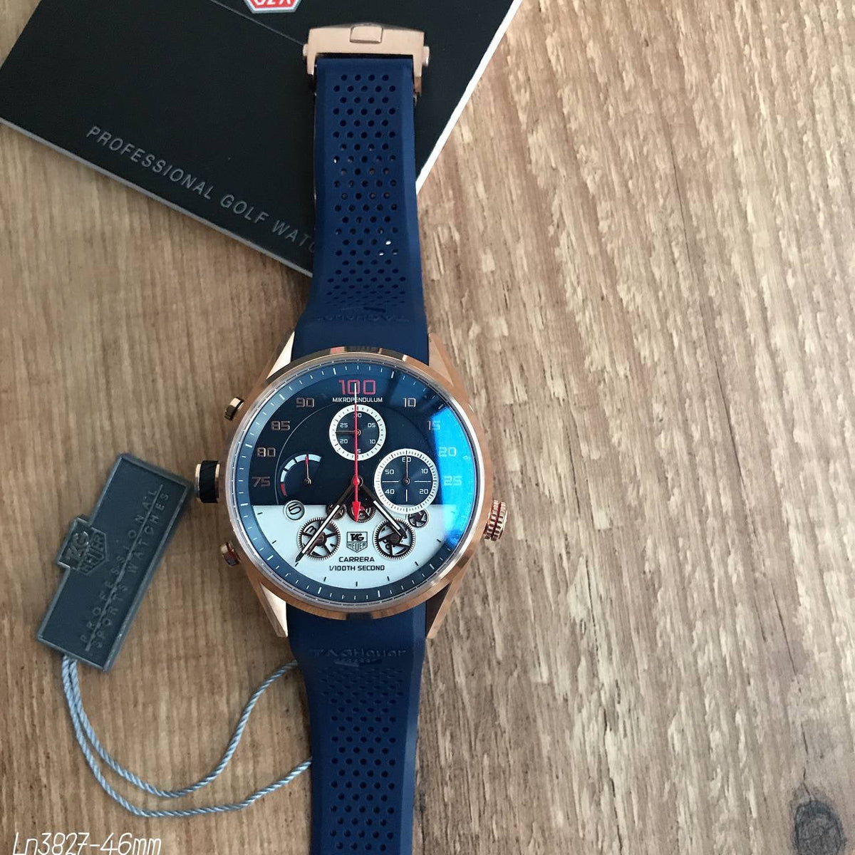 TAG HEUER CARRERA ROSE AZUL 46MM