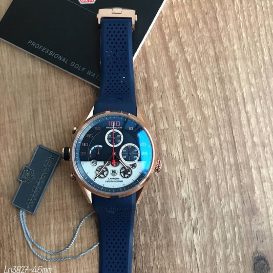 TAG HEUER CARRERA ROSE AZUL 46MM
