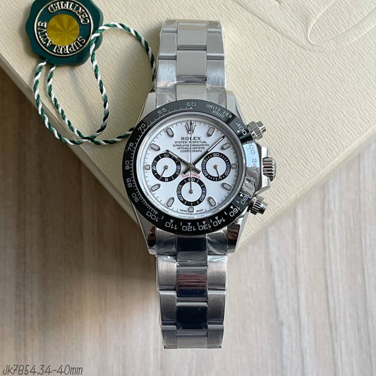 ROLEX DAYTONA PANDA PRATA BRANCO  40MM