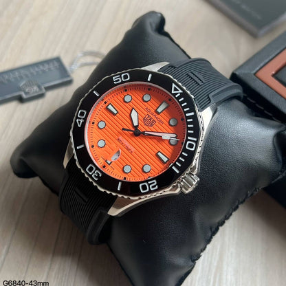 TAG HEUER AQUARACER BORRACHA LARANJA AUTOMÁTICO 43MM