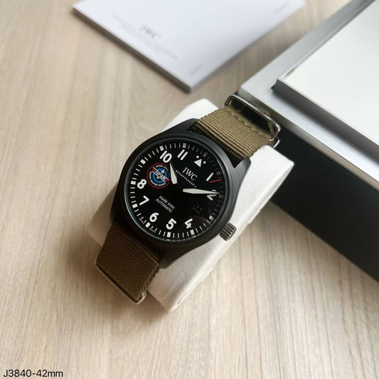 IWC MARK XVIII TOP GUN PRETO NYLON AUTOMÁTICO 42MM