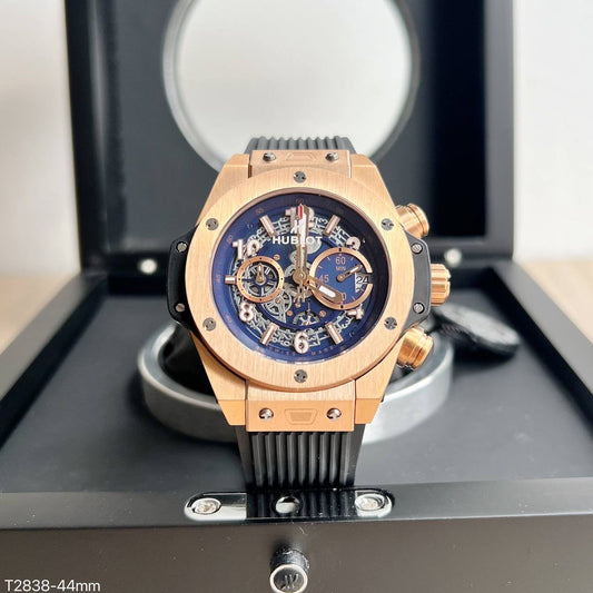 HUBLOT BIG BANG UNICO ROSE AZUL 44MM
