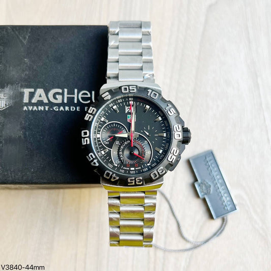 TAG HEUER F1 FORMULA 1 PRATA PRETO 44MM