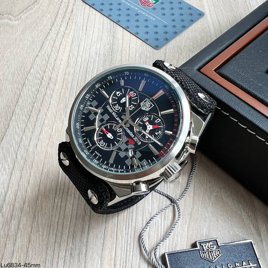 TAG HEUER MCLAREN PRATA NYLON 45MM