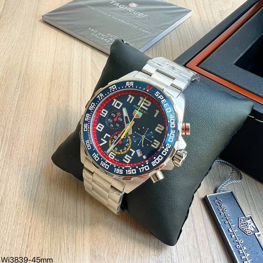 TAG HEUER F1 FORMULA 1 PRATA AZUL 43MM