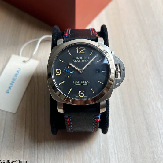 PANERAI LUMINOR MARINA PRATA COURO 44MM