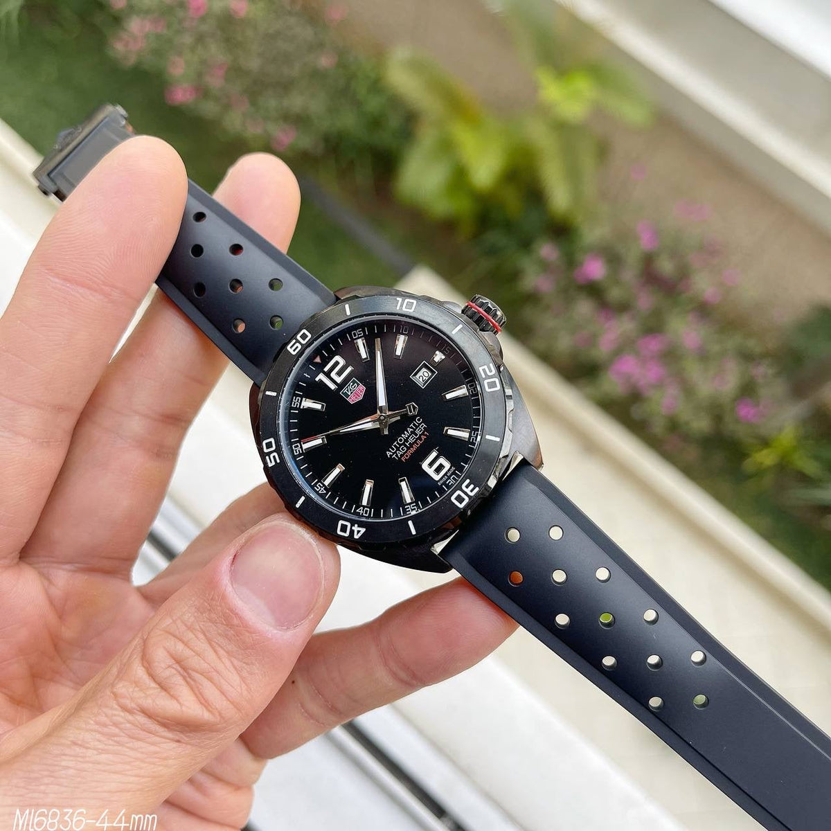 TAG HEUER F1 FORMULA 1 PRETO BORRACHA AUTOMÁTICO 43MM