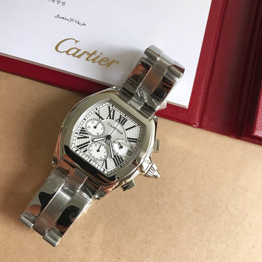 CARTIER ROADSTER PRATA 40MM X 46MM