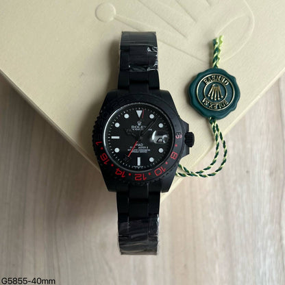 ROLEX GMT MASTER II MAD ESPECIAL PRETO 40MM