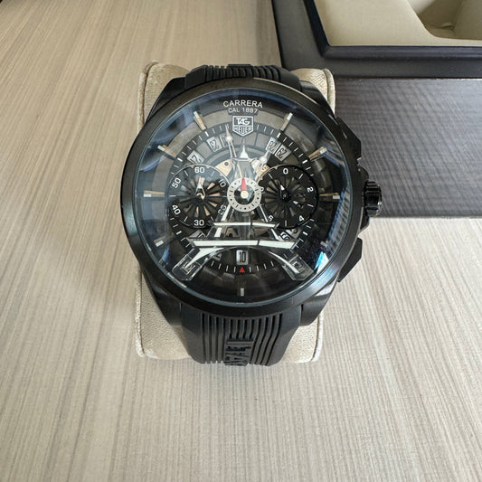 TAG HEUER CARRERA PARIS PRETO 47MM