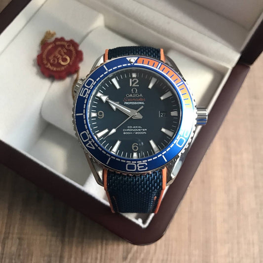 OMEGA SEAMASTER PRATA NYLON AUTOMÁTICO 45MM