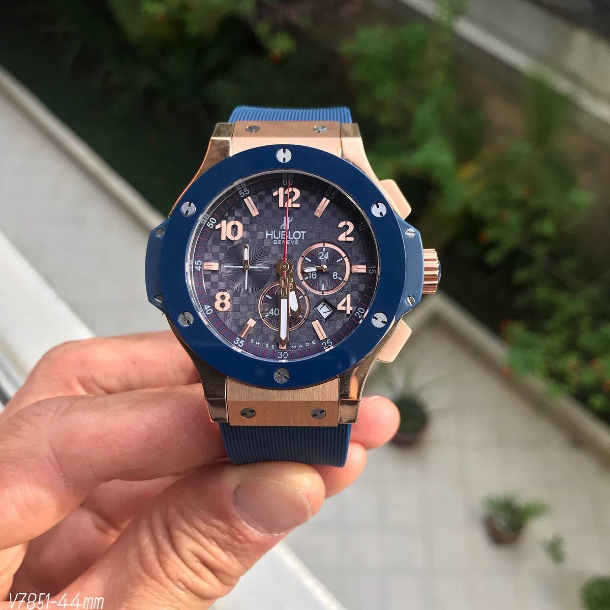 HUBLOT BIG BANG ROSE AZUL 44MM