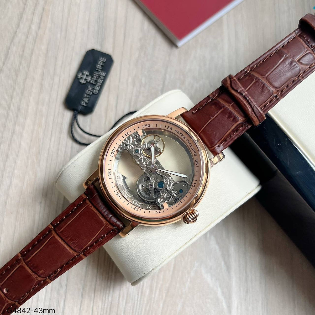 PATEK PHILIPPE ESQUELETO ROSE AUTOMATICO 43MM