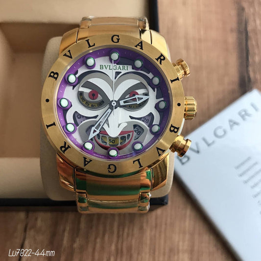 BVLGARI IRON MAN CORINGA DOURADO 44MM
