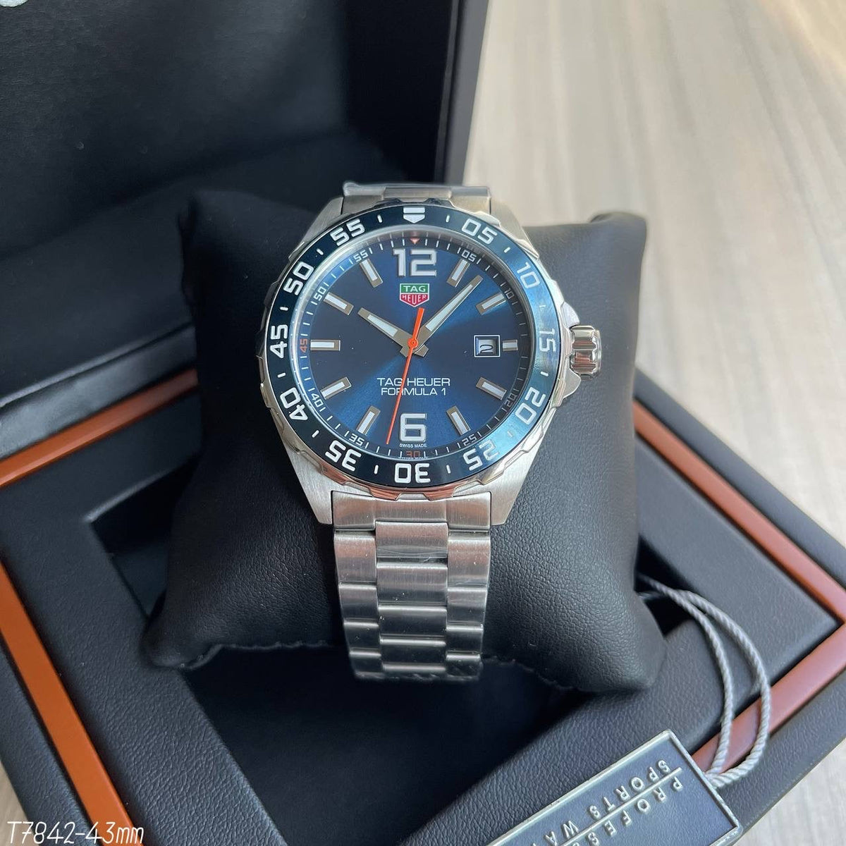 TAG HEUER F1 FORMULA 1 PRATA AZUL AUTOMÁTICO 43MM