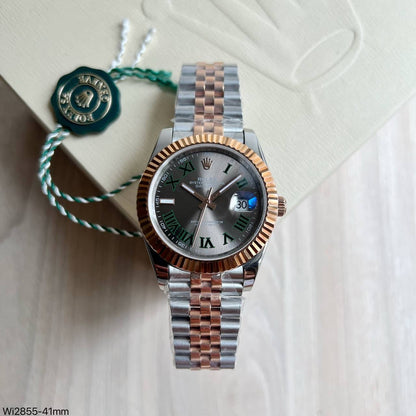 ROLEX DATEJUST MISTO CINZA JUBILEU 41MM