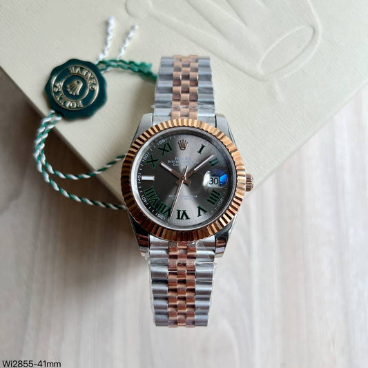 ROLEX DATEJUST MISTO CINZA JUBILEU 41MM