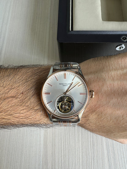 PATEK PHILIPPE MISTO ROSE BRANCO AUTOMATICO 43MM