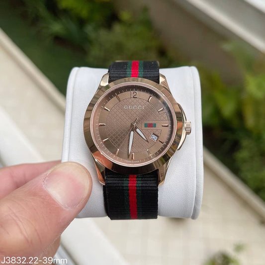 GUCCI ROSE  PULSEIRA NYLON 39MM