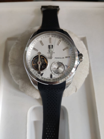 TAG HEUER PENDULUM PRATA 45MM