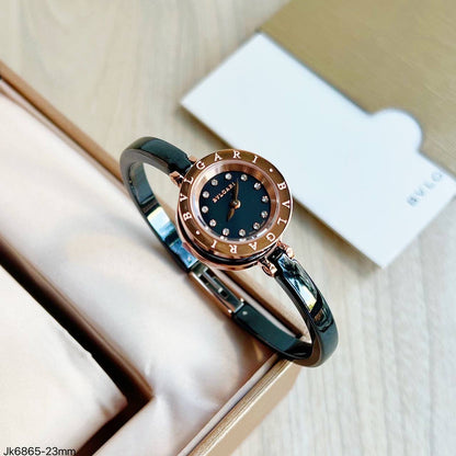 BVLGARI B.ZERO1 ROSE PRETO 23MM FEMININO