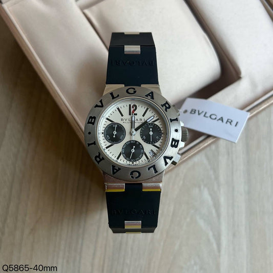 BVLGARI ALUMINIUM PRATA 40MM