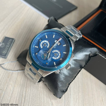 TAG HEUER CARRERA 1887 PRATA AZUL 46MM