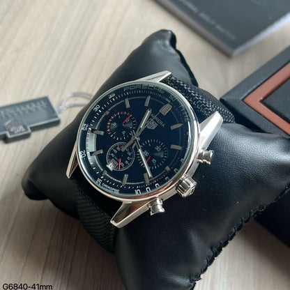 TAG HEUER CARRERA PORSCHE PRATA NYLON 41MM