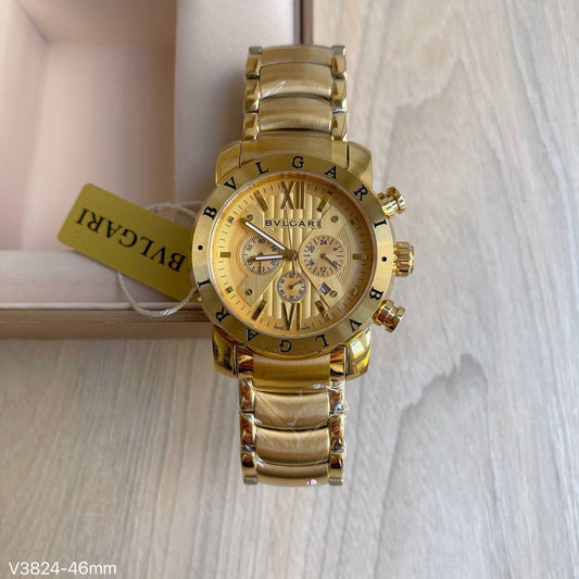 BVLGARI IRON MAN DOURADO 44MM