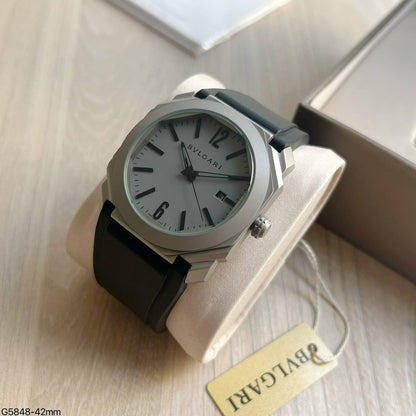 BVLGARI OCTO CINZA AUTOMATICO BORRACHA 42MM