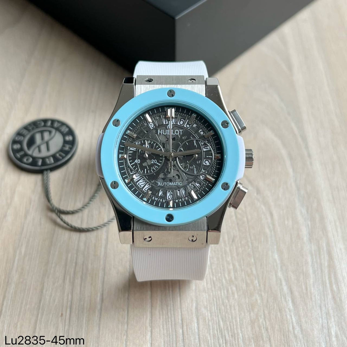 HUBLOT CLASSIC FUSION PRATA AZUL 44MM