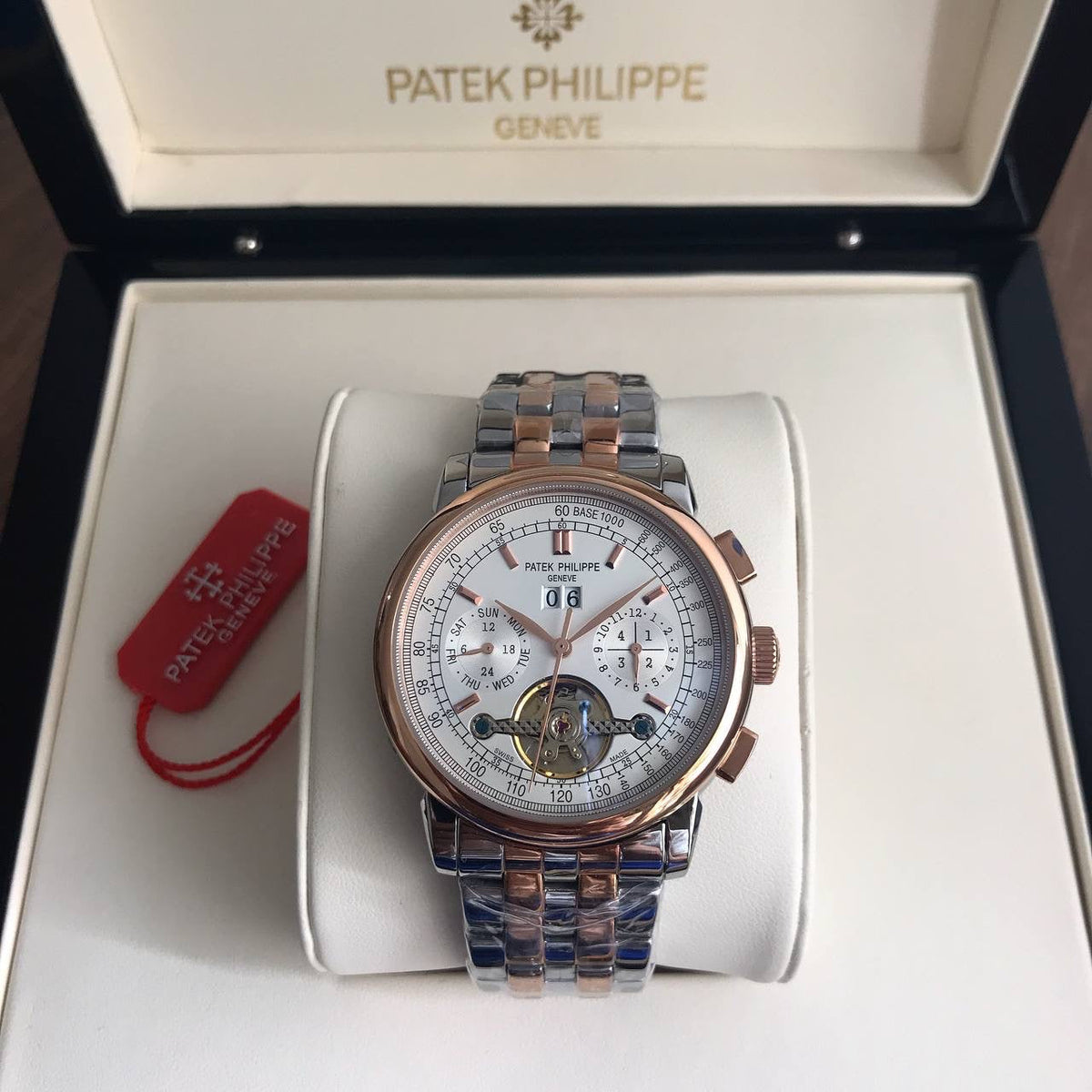 PATEK PHILIPPE MISTO ROSE BRANCO AUTOMATICO 43MM