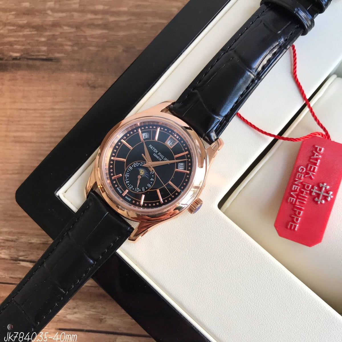 PATEK PHILIPPE ANNUAL CALENDAR ROSE AUTOMATICO 40MM