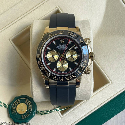 ROLEX DAYTONA DOURADO BORRACHA 40MM