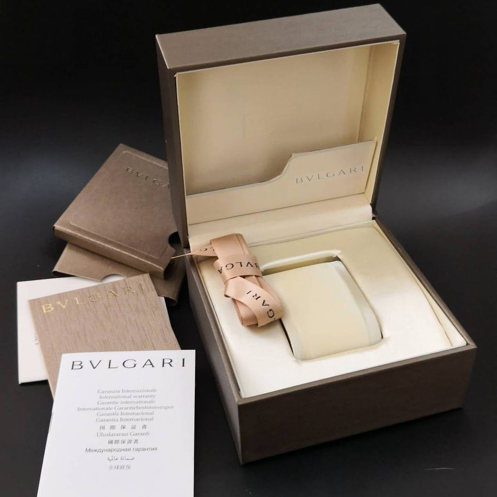 BVLGARI IRON MAN DOURADO AZUL 44MM