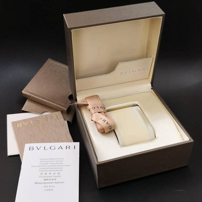 BVLGARI SERPENTE PRATA BRANCO 2 VOLTAS  23MM X 35MM FEMININO