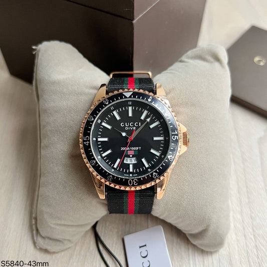 GUCCI ROSE PULSEIRA NYLON 43MM
