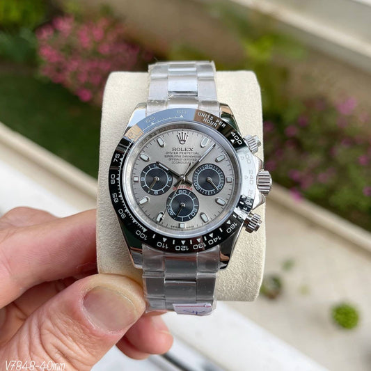 ROLEX DAYTONA PRATA CINZA 40MM